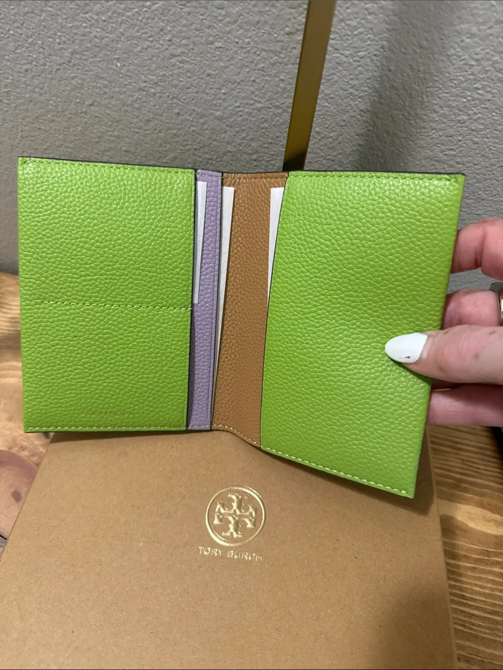 Tory Burch Pebbled Leather Passport Case & Luggage Set